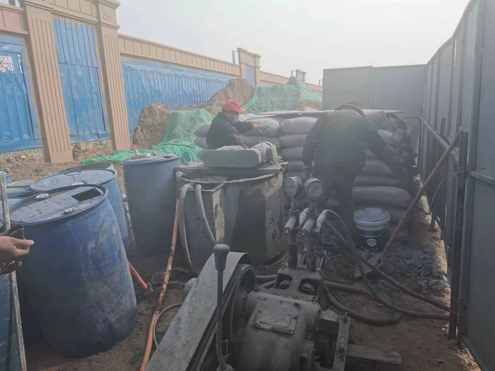 通道房屋下沉注浆